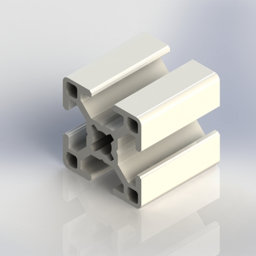 AFEX-3030 - EXTRUSION PROFILE 30X30 SMOOTH LITE T-SLOT 8MM